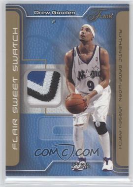 2003-04 Flair - Sweet Swatch - Gold Patch #SSP-DG - Drew Gooden /50