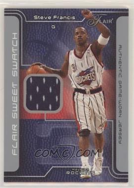 2003-04 Flair - Sweet Swatch - Jerseys #SSJ-SF - Steve Francis /250 [EX to NM]