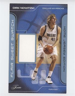 2003-04 Flair - Sweet Swatch - Oversized Home Jersey #SSOH-DN - Dirk Nowitzki /65