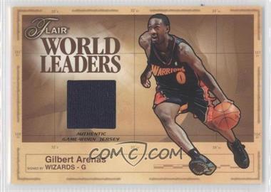 2003-04 Flair - World Leaders Game-Worn Jersey #WL-GA - Gilbert Arenas