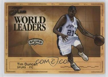 2003-04 Flair - World Leaders #2 WL - Tim Duncan