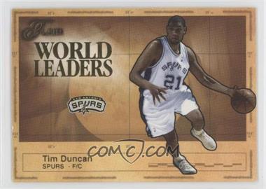 2003-04 Flair - World Leaders #2 WL - Tim Duncan