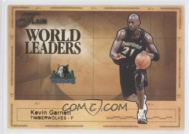 2003-04 Flair - World Leaders #9 WL - Kevin Garnett