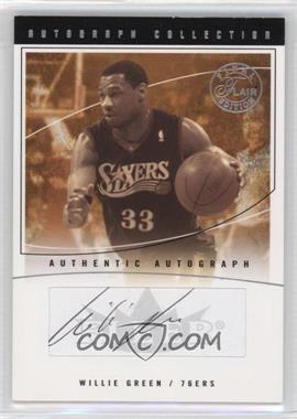 2003-04 Flair Final Edition - Autograph Collection - Fleer #AC-WG - Willie Green /100