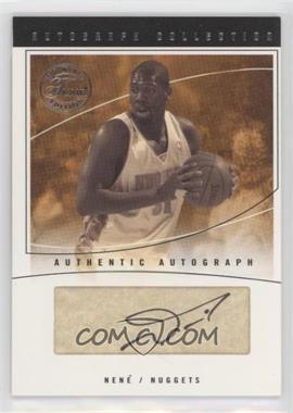 2003-04 Flair Final Edition - Autograph Collection - Platinum #AC-N - Nene /10