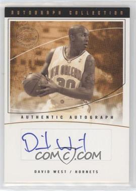 2003-04 Flair Final Edition - Autograph Collection #AC-DAV - David West /150 [EX to NM]