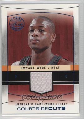 2003-04 Flair Final Edition - Courtside Cuts Jerseys - Blue #CC-DWW - Dwyane Wade /250