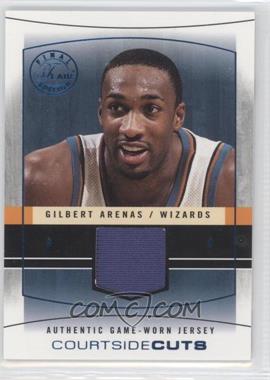 2003-04 Flair Final Edition - Courtside Cuts Jerseys - Blue #CC-GA - Gilbert Arenas /250