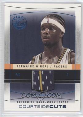 2003-04 Flair Final Edition - Courtside Cuts Jerseys - Blue #CC-JON - Jermaine O'Neal /250