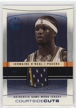 2003-04 Flair Final Edition - Courtside Cuts Jerseys - Blue #CC-JON - Jermaine O'Neal /250