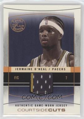 2003-04 Flair Final Edition - Courtside Cuts Jerseys - Copper #CC-JON - Jermaine O'Neal /75