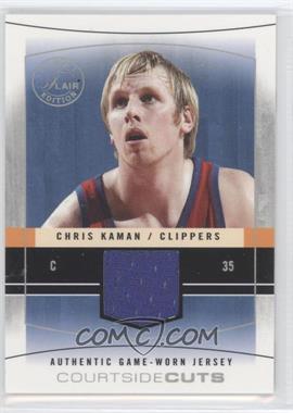 2003-04 Flair Final Edition - Courtside Cuts Jerseys - Pewter #CC-CK - Chris Kaman /125