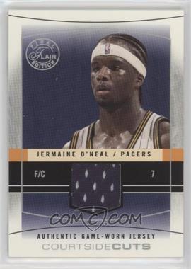 2003-04 Flair Final Edition - Courtside Cuts Jerseys - Pewter #CC-JON - Jermaine O'Neal /125