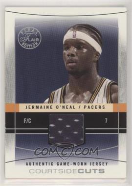 2003-04 Flair Final Edition - Courtside Cuts Jerseys - Pewter #CC-JON - Jermaine O'Neal /125