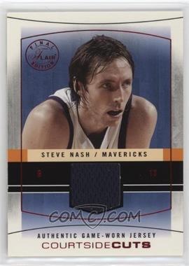 2003-04 Flair Final Edition - Courtside Cuts Jerseys - Red #CC-SN - Steve Nash /175
