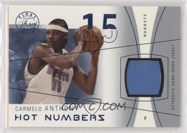 2003-04 Flair Final Edition - Hot Numbers Jerseys - Blue #HN-CA - Carmelo Anthony /250