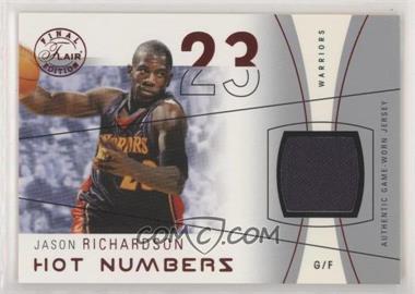 2003-04 Flair Final Edition - Hot Numbers Jerseys - Red #HN-JR - Jason Richardson /175