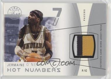 2003-04 Flair Final Edition - Hot Numbers Jerseys - Silver Patch #HN-JON - Jermaine O'Neal /50