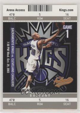 2003-04 Fleer Authentix - [Base] - Balcony #21 - Mike Bibby /250