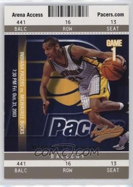 2003-04 Fleer Authentix - [Base] - Balcony #95 - Reggie Miller /250