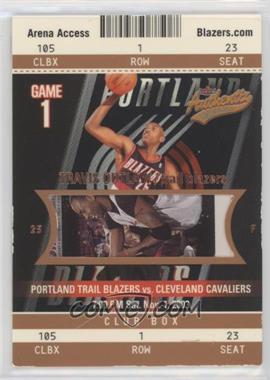 2003-04 Fleer Authentix - [Base] - Club Box #105 - Travis Outlaw /100