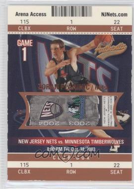 2003-04 Fleer Authentix - [Base] - Club Box #115 - Zoran Planinic /100