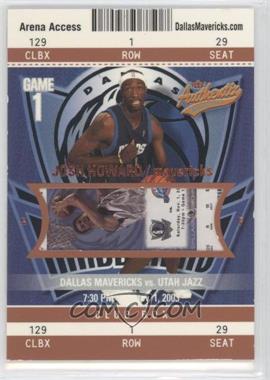 2003-04 Fleer Authentix - [Base] - Club Box #129 - Josh Howard /100