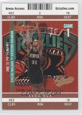 2003-04 Fleer Authentix - [Base] - Club Box #14 - Shane Battier /100