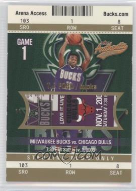 2003-04 Fleer Authentix - [Base] - Standing Room Only #103 - T.J. Ford /25