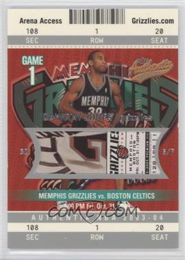 2003-04 Fleer Authentix - [Base] #108 - Dahntay Jones /1250