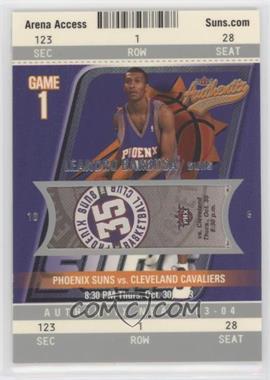 2003-04 Fleer Authentix - [Base] #123 - Leandro Barbosa /1250