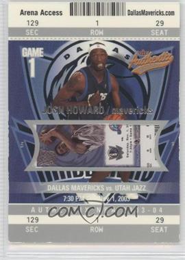 2003-04 Fleer Authentix - [Base] #129 - Josh Howard /1250