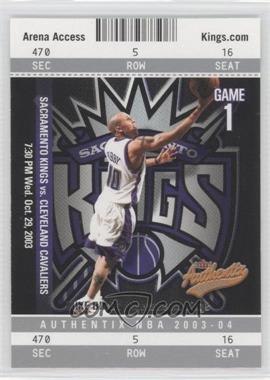 2003-04 Fleer Authentix - [Base] #21 - Mike Bibby