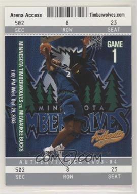 2003-04 Fleer Authentix - [Base] #34 - Kevin Garnett