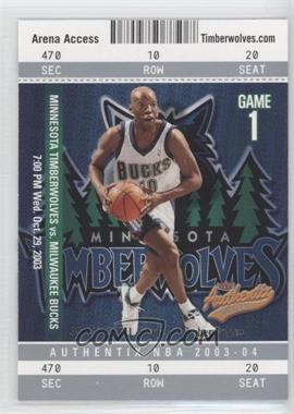 2003-04 Fleer Authentix - [Base] #45 - Sam Cassell