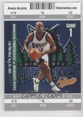 2003-04 Fleer Authentix - [Base] #45 - Sam Cassell