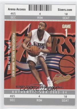 2003-04 Fleer Authentix - [Base] #66 - Kenny Thomas