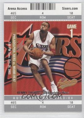 2003-04 Fleer Authentix - [Base] #66 - Kenny Thomas