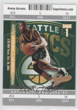 2003-04 Fleer Authentix - [Base] #75 - Rashard Lewis