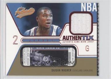 2003-04 Fleer Authentix - Jersey Authentix - Ripped #JA-DW - Dajuan Wagner