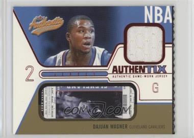 2003-04 Fleer Authentix - Jersey Authentix - Ripped #JA-DW - Dajuan Wagner