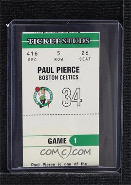 2003-04 Fleer Authentix - Ticket Studs #11 TS - Paul Pierce