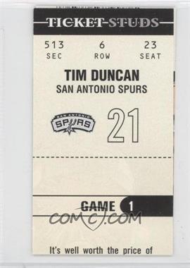 2003-04 Fleer Authentix - Ticket Studs #13 TS - Tim Duncan