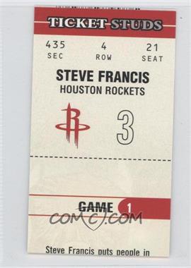 2003-04 Fleer Authentix - Ticket Studs #15 TS - Steve Francis