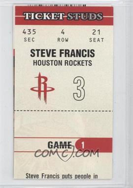 2003-04 Fleer Authentix - Ticket Studs #15 TS - Steve Francis