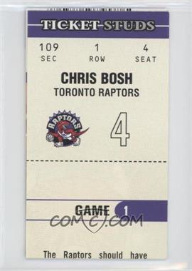 2003-04 Fleer Authentix - Ticket Studs #5 TS - Chris Bosh