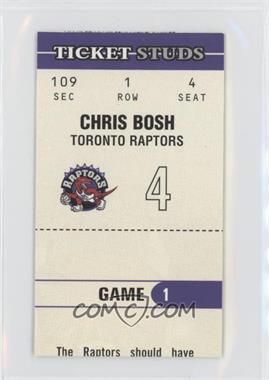 2003-04 Fleer Authentix - Ticket Studs #5 TS - Chris Bosh