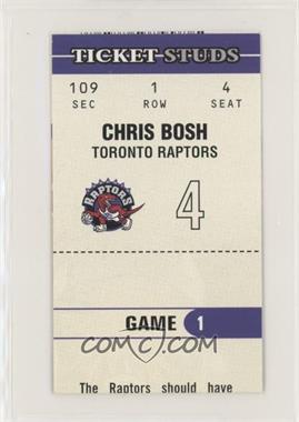 2003-04 Fleer Authentix - Ticket Studs #5 TS - Chris Bosh