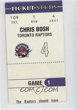 2003-04 Fleer Authentix - Ticket Studs #5 TS - Chris Bosh