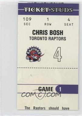 2003-04 Fleer Authentix - Ticket Studs #5 TS - Chris Bosh